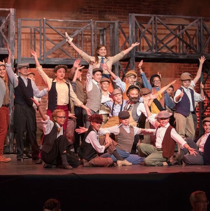 Picture Newsies Stage Show